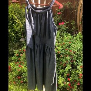 Eshakti halter-neck denim sundress. Size L/12.